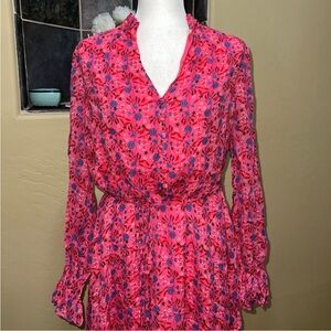 Boden Evangeline Camellia Garden Charm Floral Dress Size 12